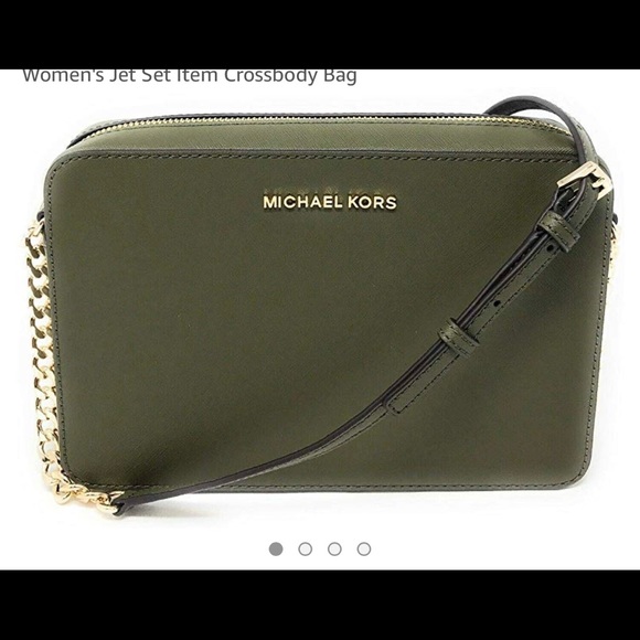 michael kors crossbody olive green